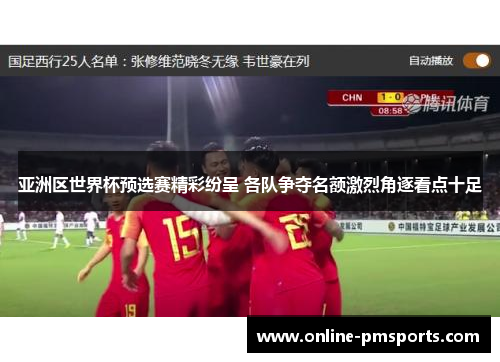 亚洲区世界杯预选赛精彩纷呈 各队争夺名额激烈角逐看点十足